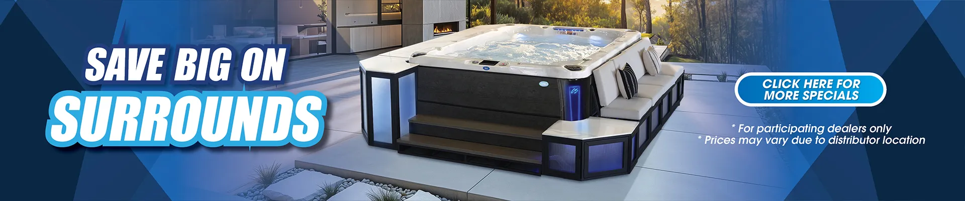 Calspas hot tub being used in a family setting - Santee