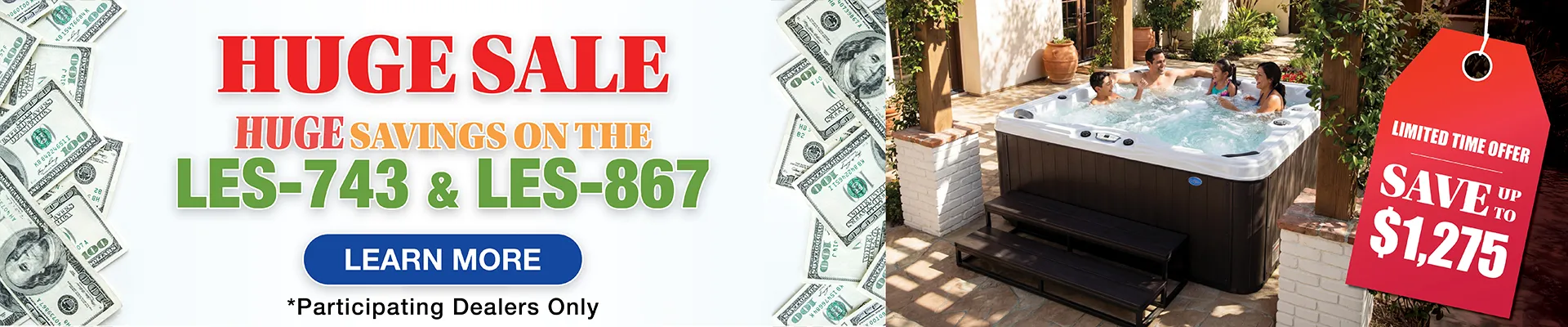 Calspas hot tub being used in a family setting - Santee